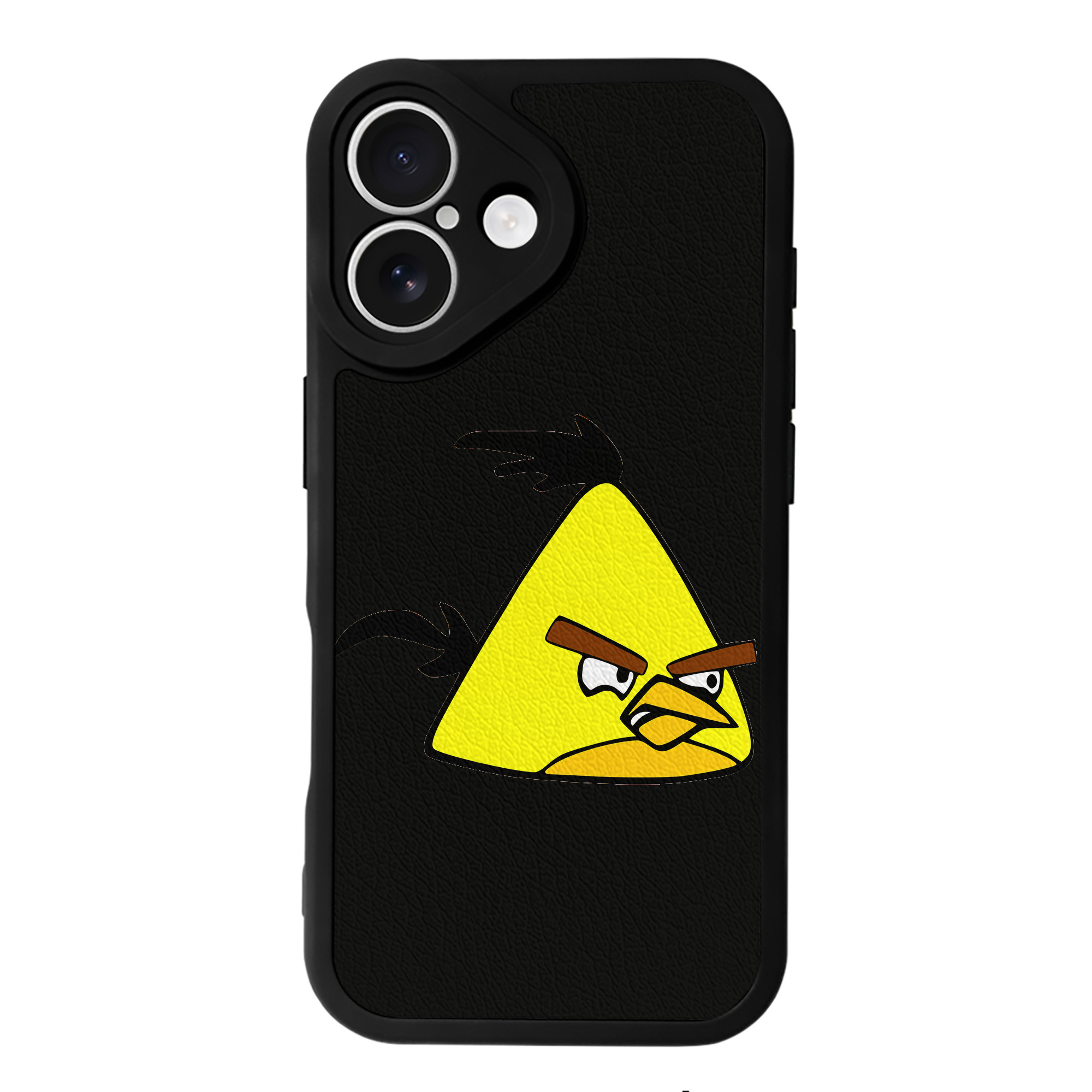 （画像用） Angry Birds アングリーバード 【iPhone 16シリーズ対応】シリコンスマホケース（レザー調） 材質：シリコン